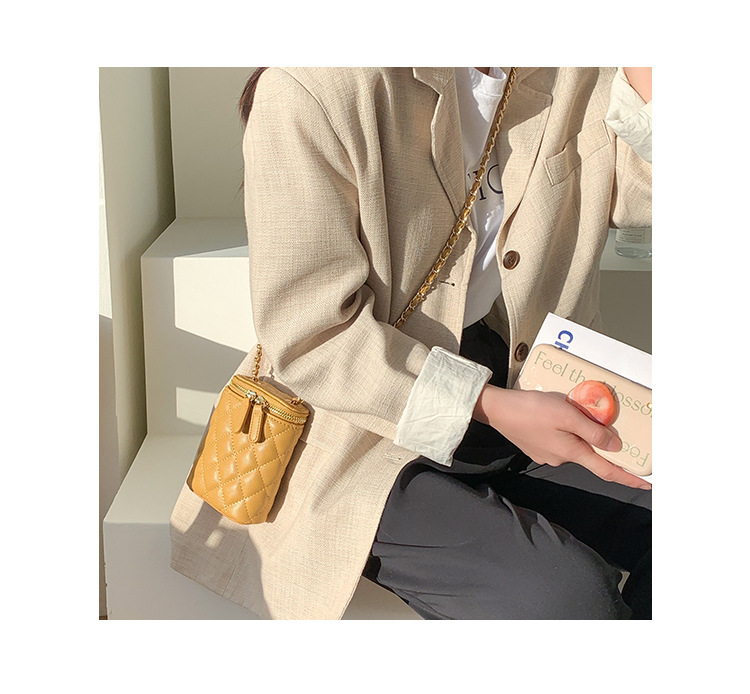 Sienna Quilted Square Mini Chain Bag