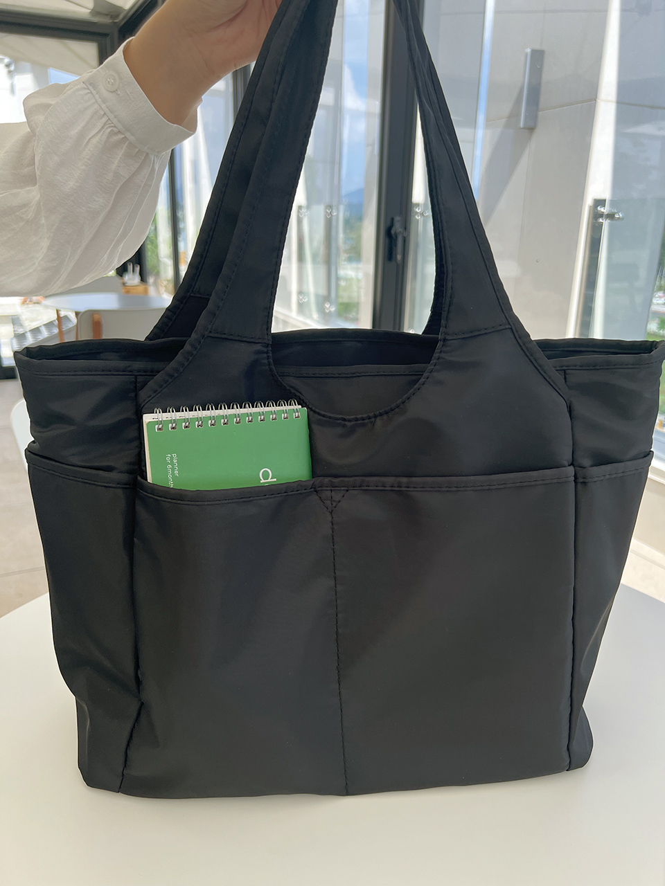[Waterproof] Zipper Big Shoulder Bag