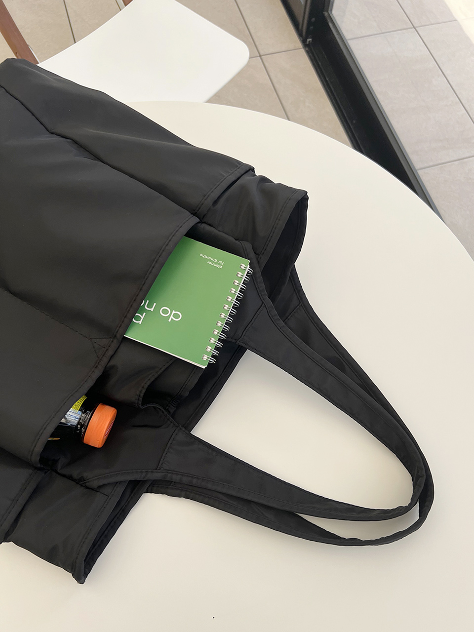 [Waterproof] Zipper Big Shoulder Bag