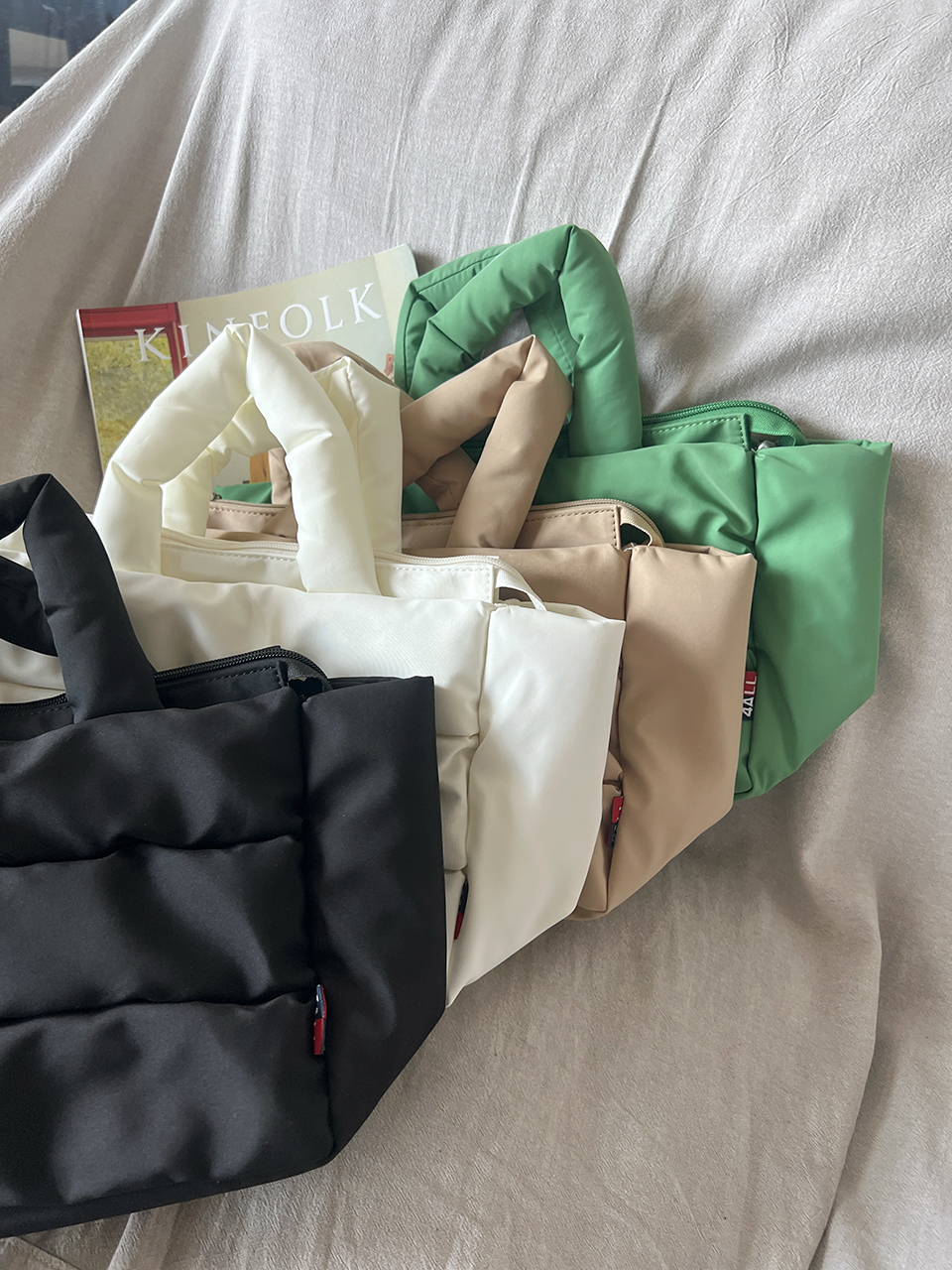 High-pressure quilted mini Boston bag