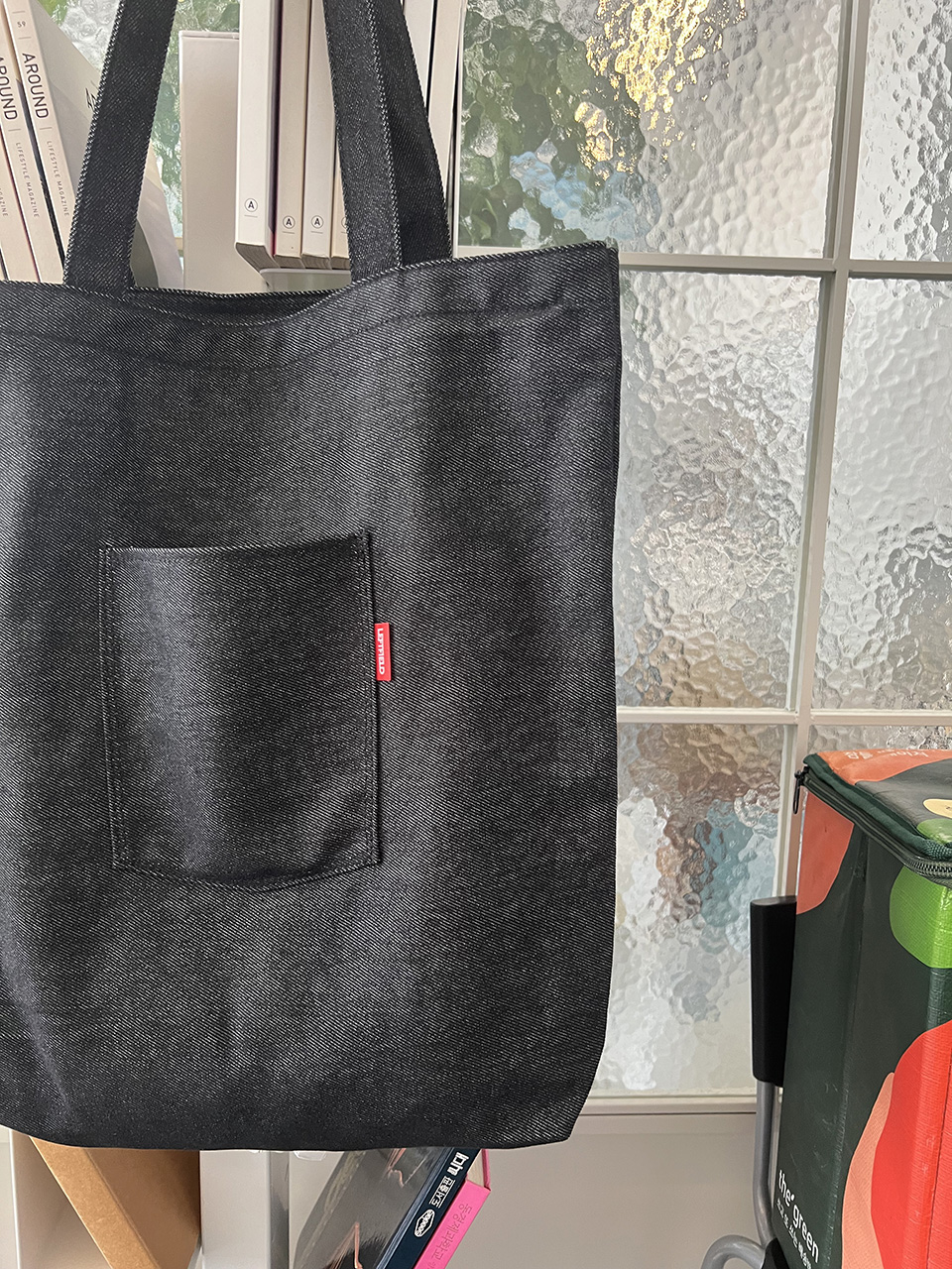 Denim Pocket Oversized Eco Bag
