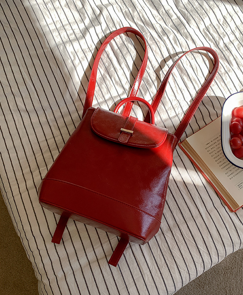 Crack Classic Leather Mini Backpack