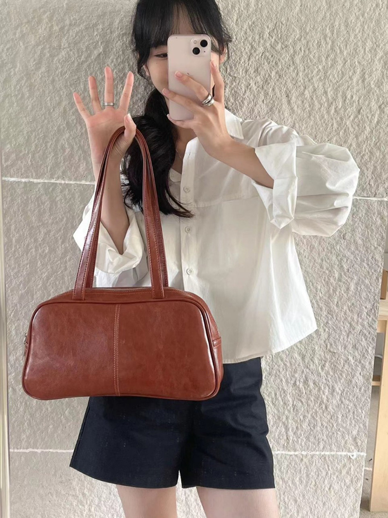 Crack Square Shoulder Bag (3 colors)