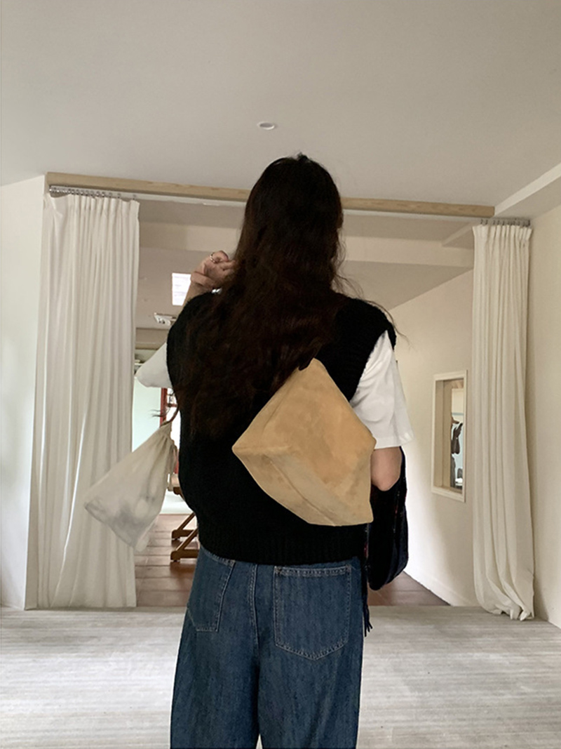 Suede bag