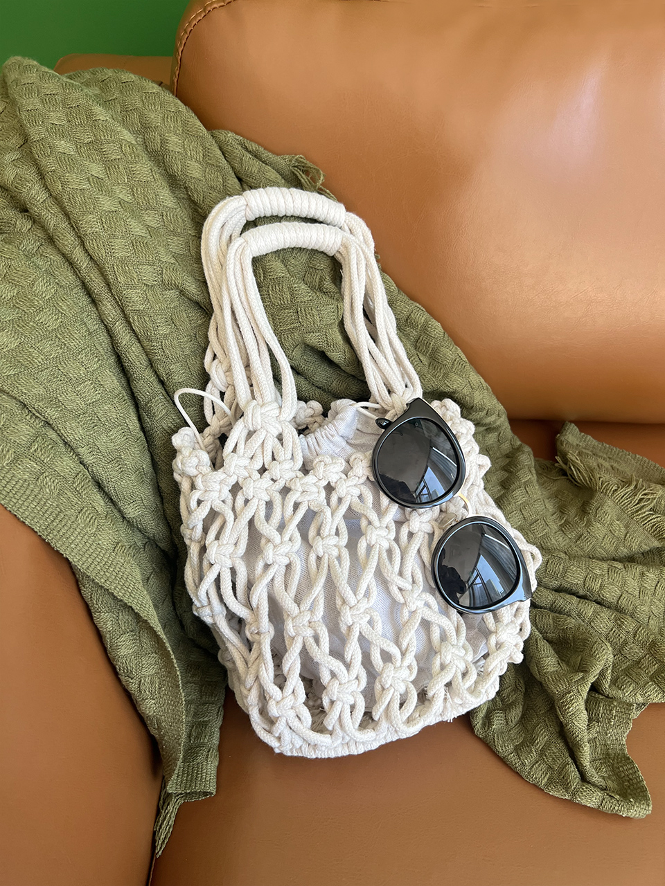 Arte Knitted Net Summer Net Bag