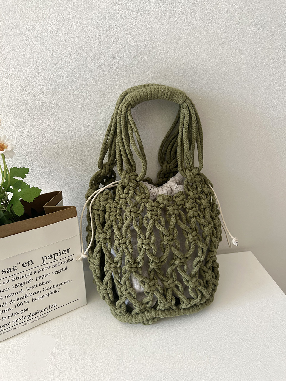 Arte Knitted Net Summer Net Bag