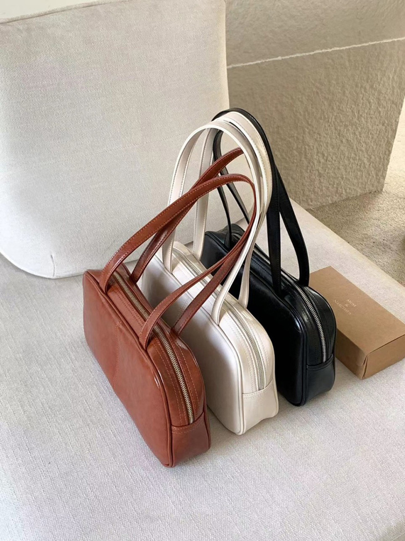Crack Square Shoulder Bag (3 colors)