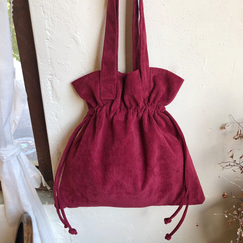 Corduroy Big Shoulder Eco Bag