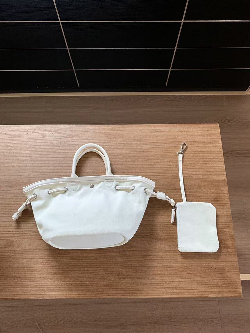 Canvas bag pouch set