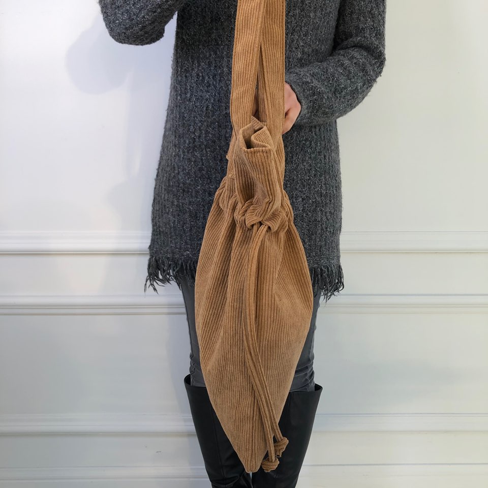 Corduroy Big Shoulder Eco Bag
