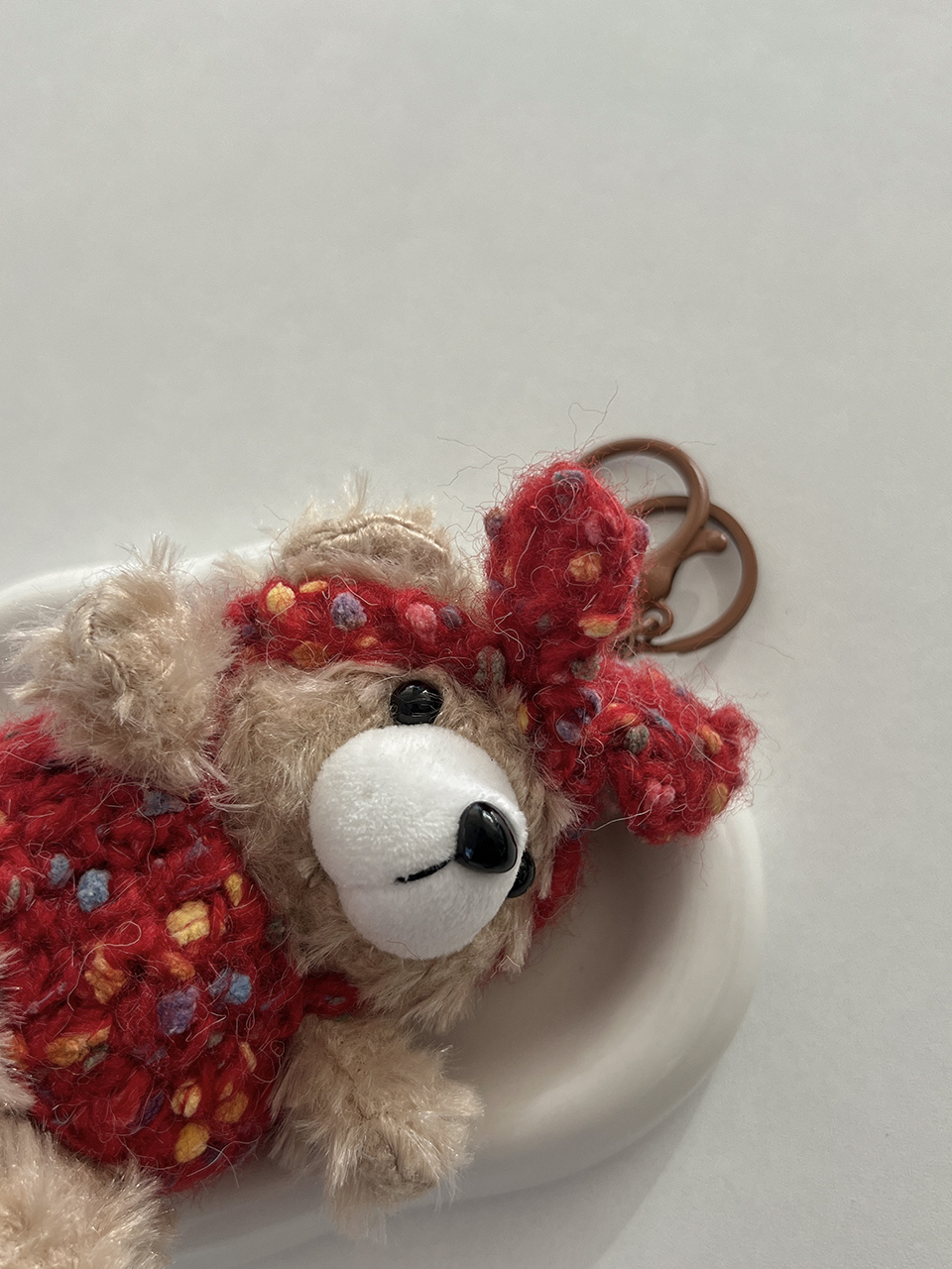 Teddy bear doll charm