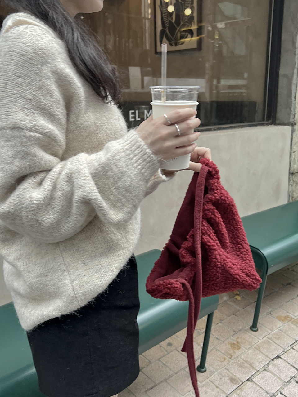 Fleece-lined balaclava/earmuffs