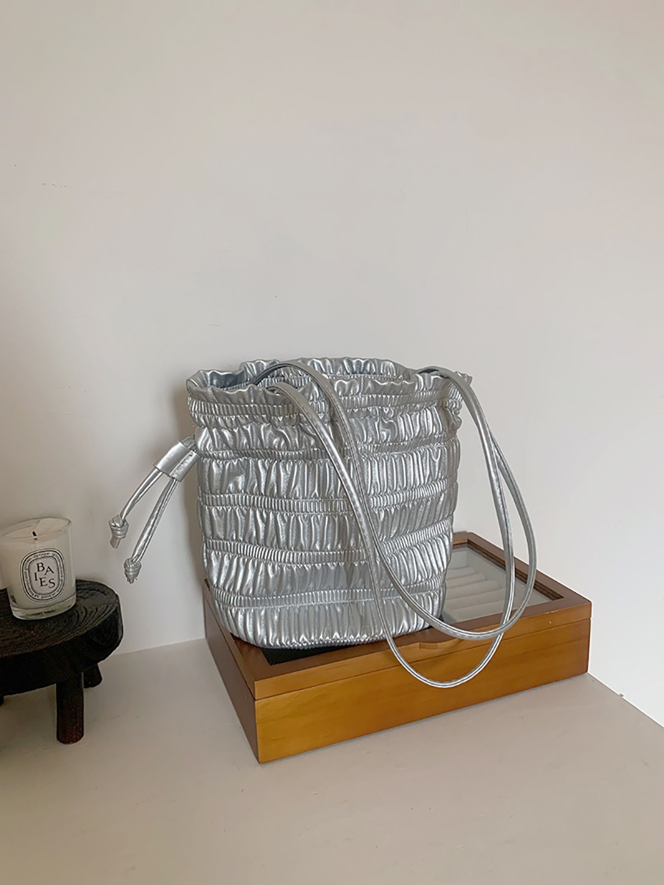 Lauren Fritz Shirring Shoulder Bag