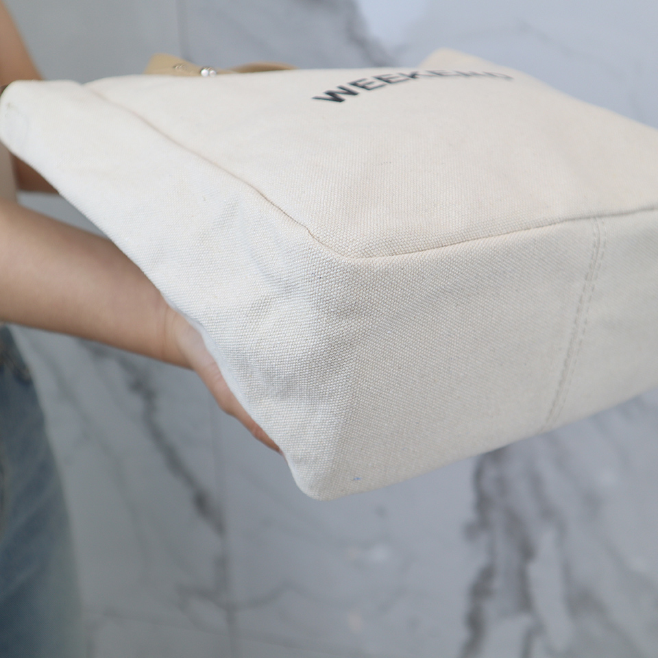Canvas Lettering 2-Way Bag