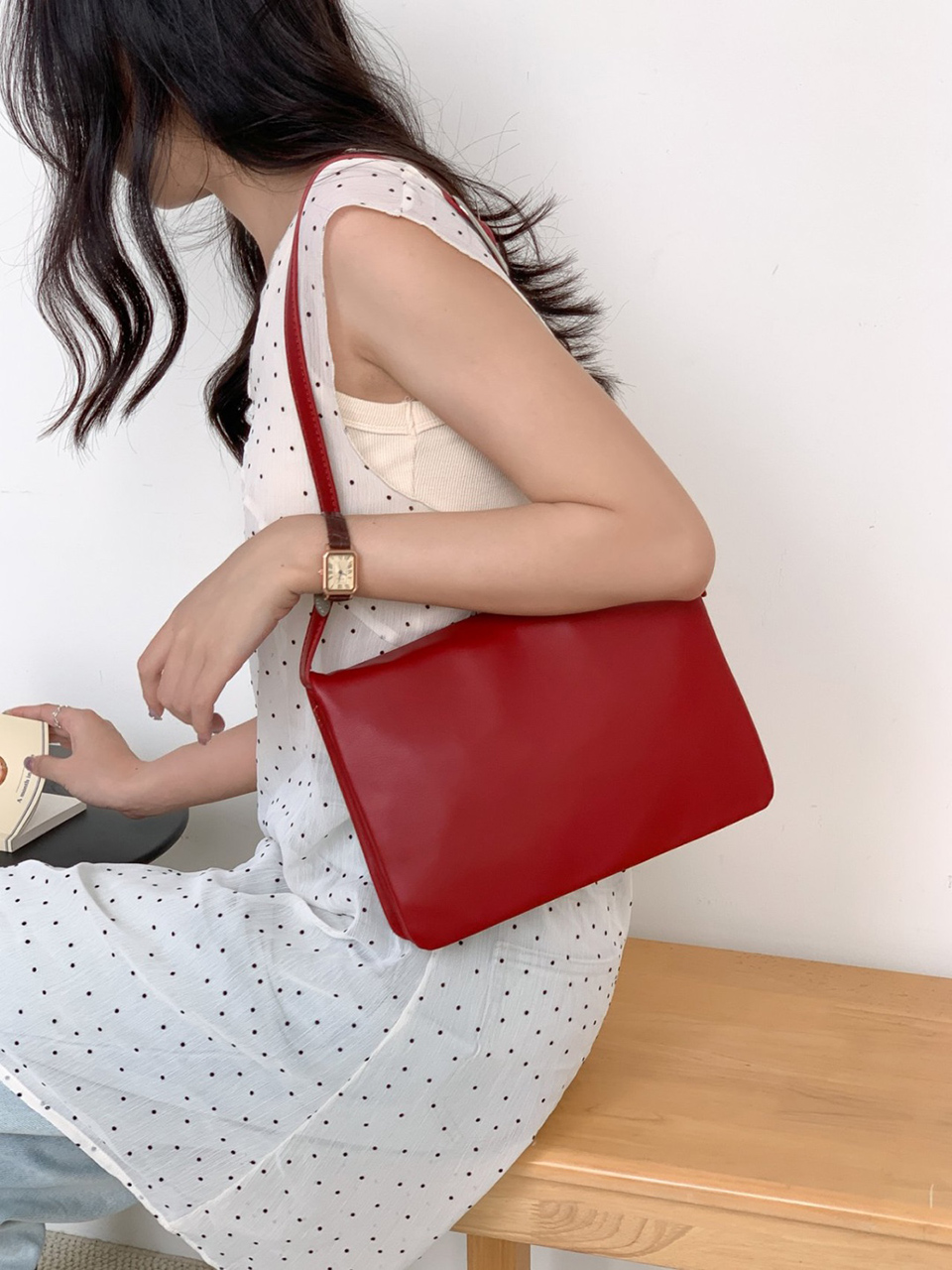 Square Mini Shoulder Bag (4 colors)