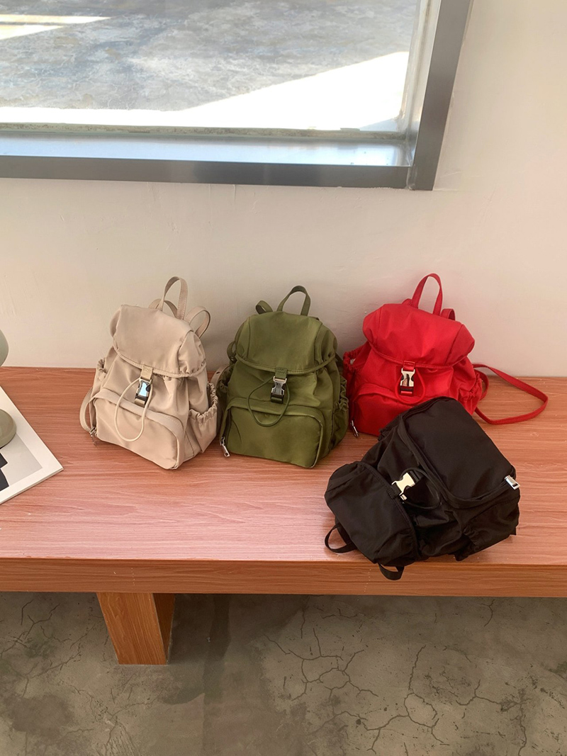 Casual nylon mini backpack