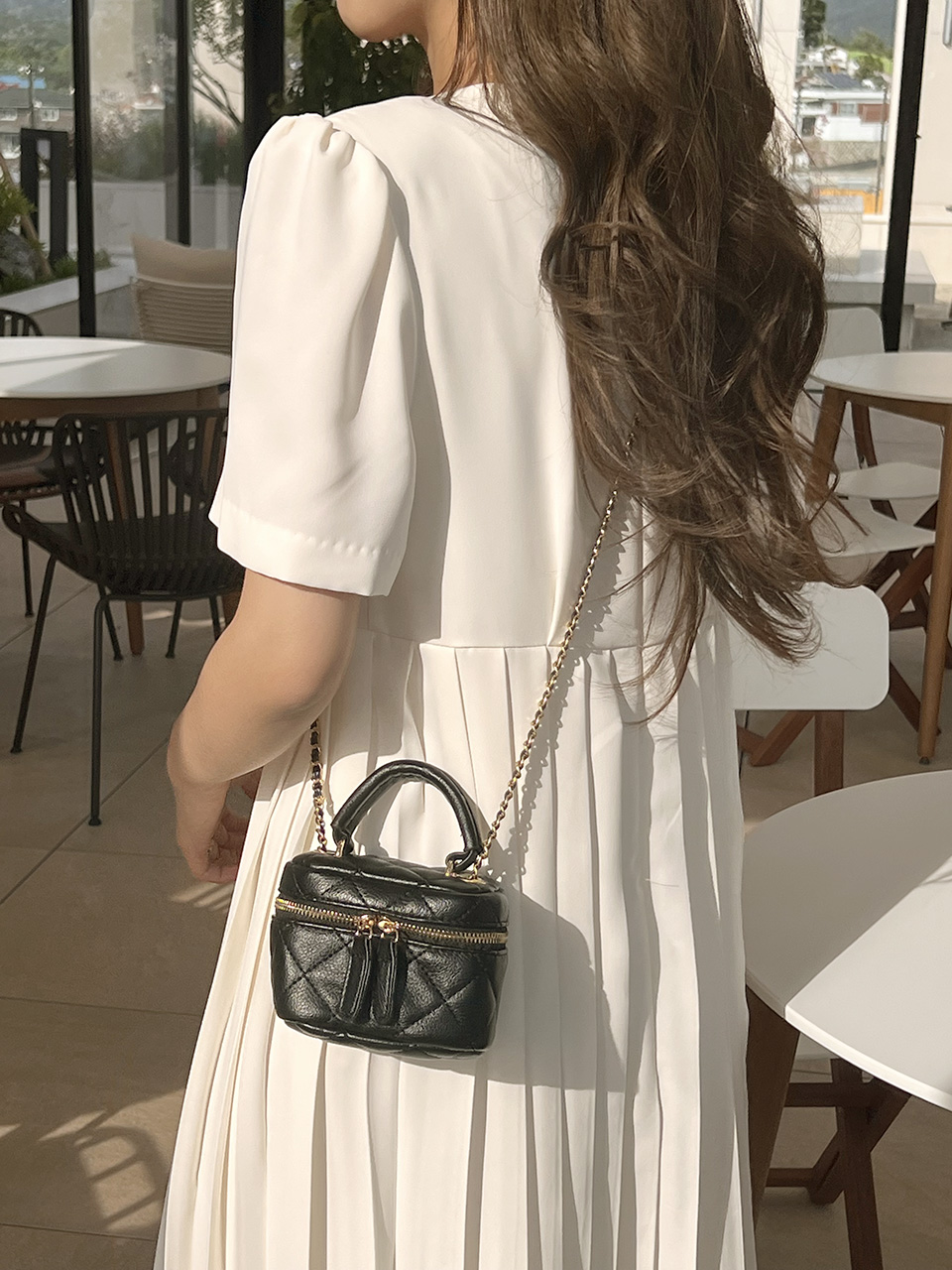 Mini Quilted Chain Crossbody Bag (4 colors)