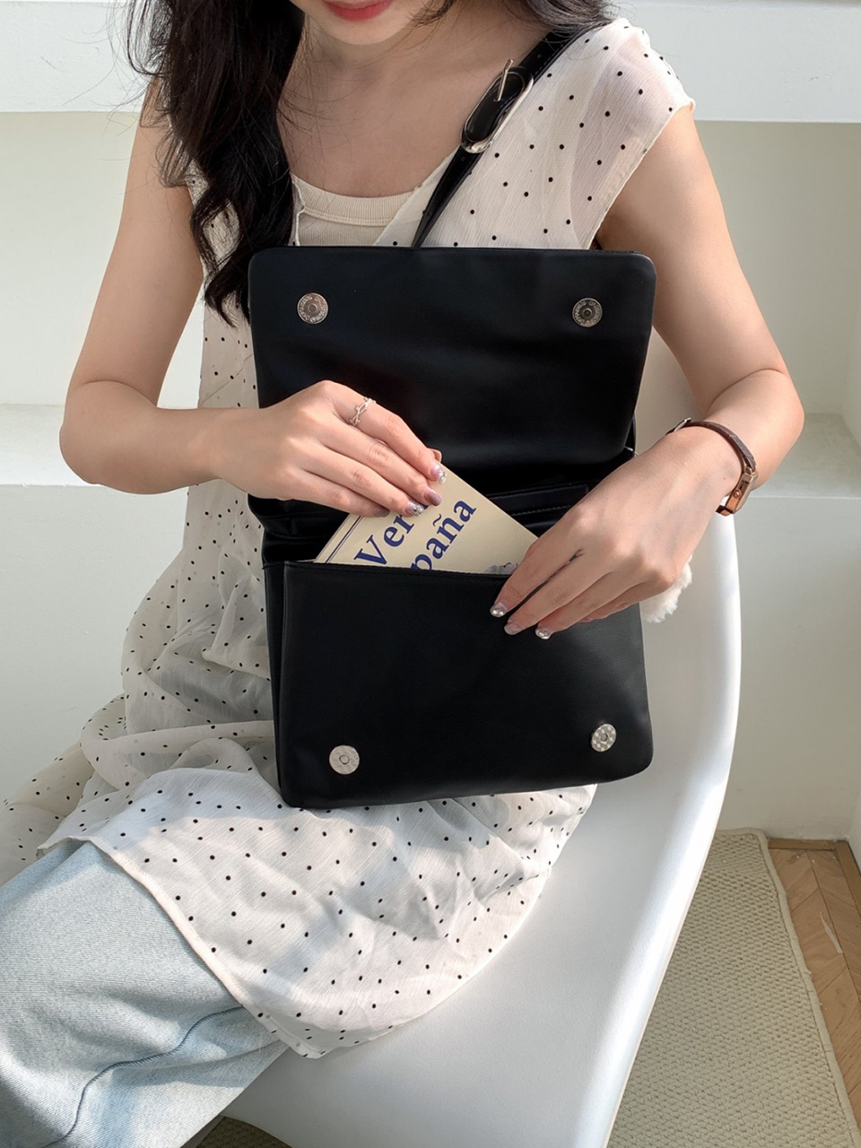 Square Mini Shoulder Bag (4 colors)