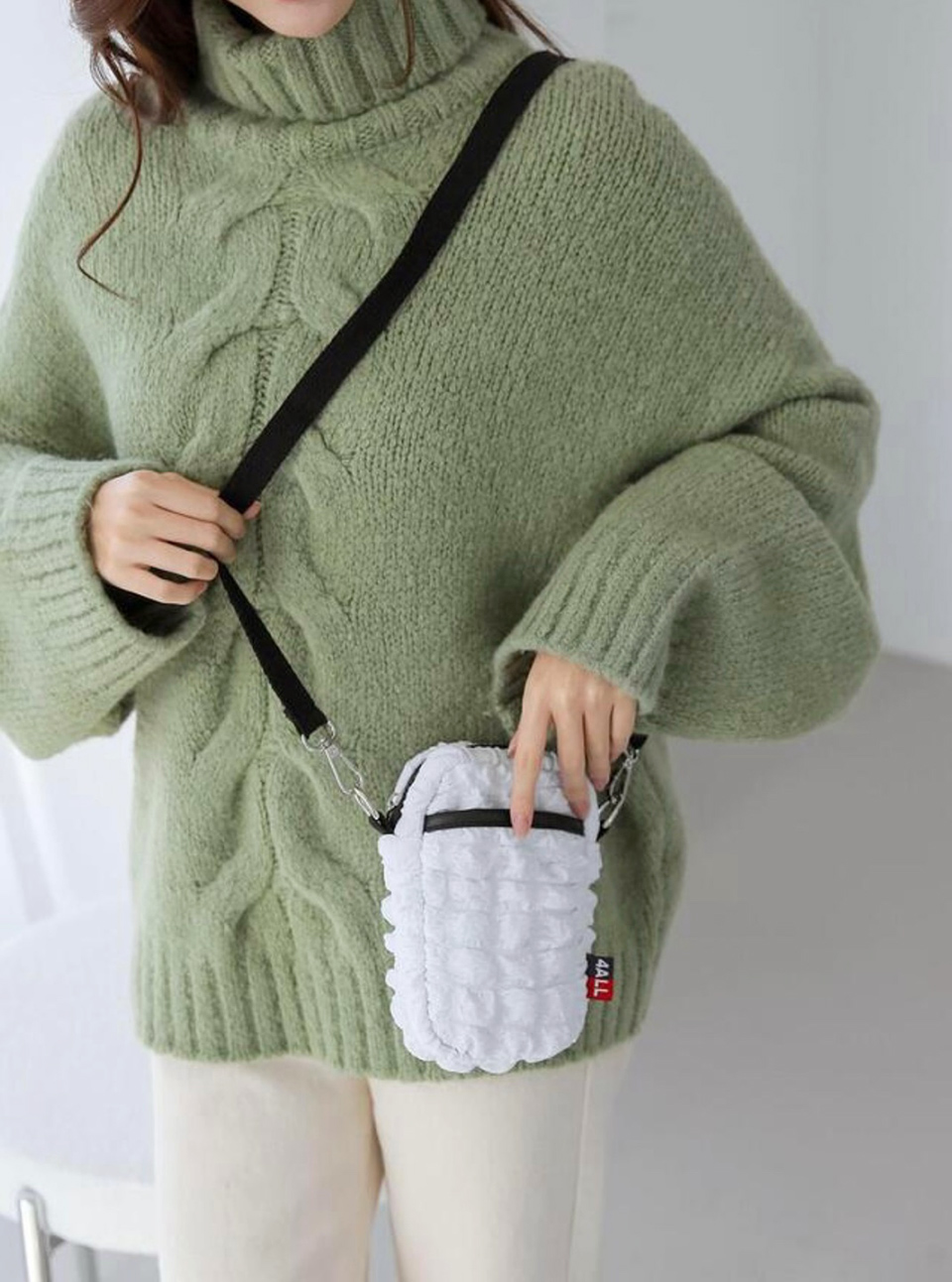 Bubble Quilted Mini Shoulder Bag