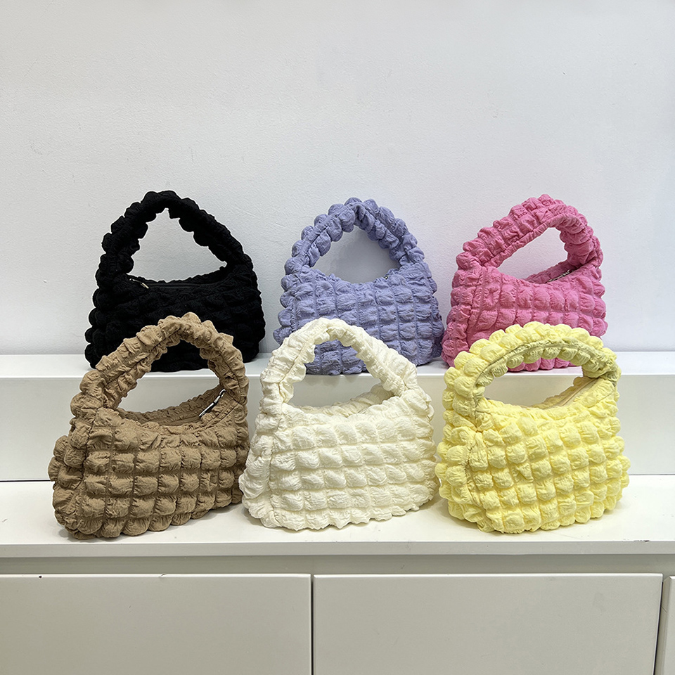 Bubble Quilted Mini Tote Bag