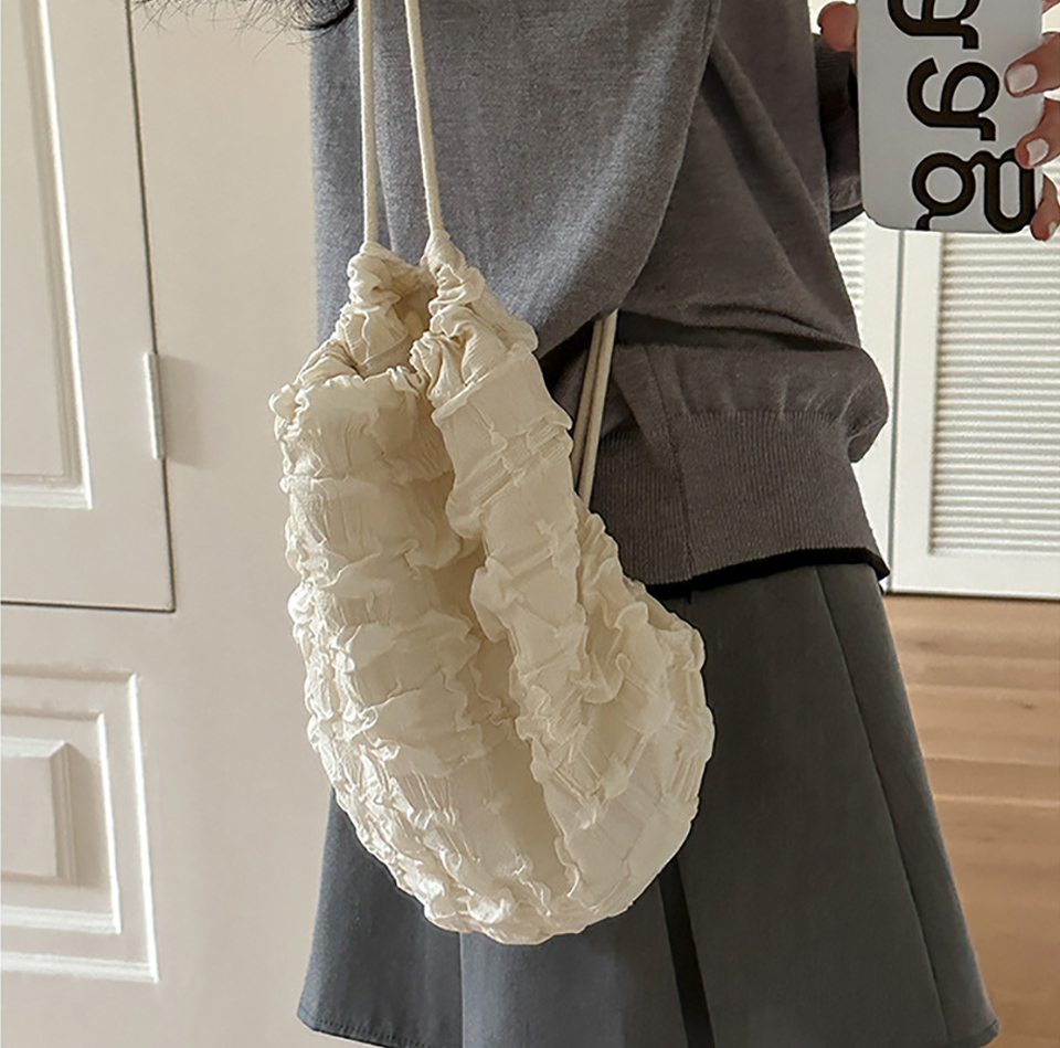 Bubble Lace Quilted Mini Backpack