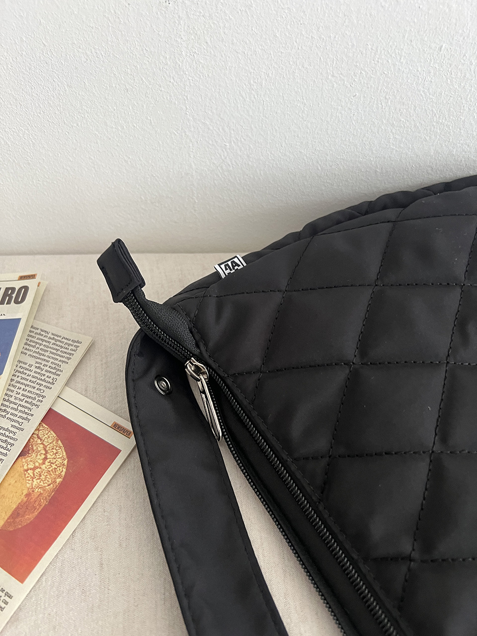 Quilted Down Shoulder Bag (4 colors)