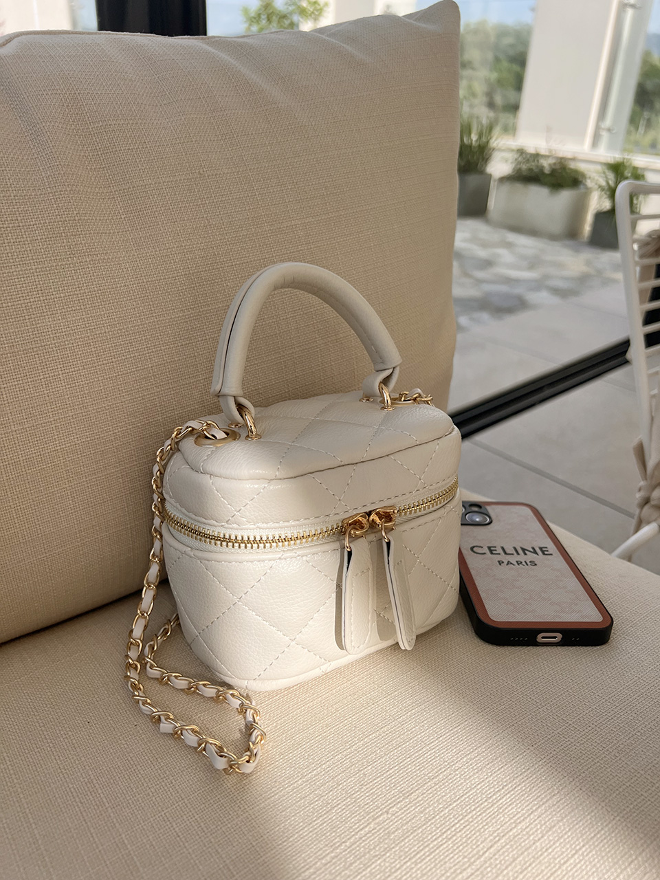 Mini Quilted Chain Crossbody Bag (4 colors)