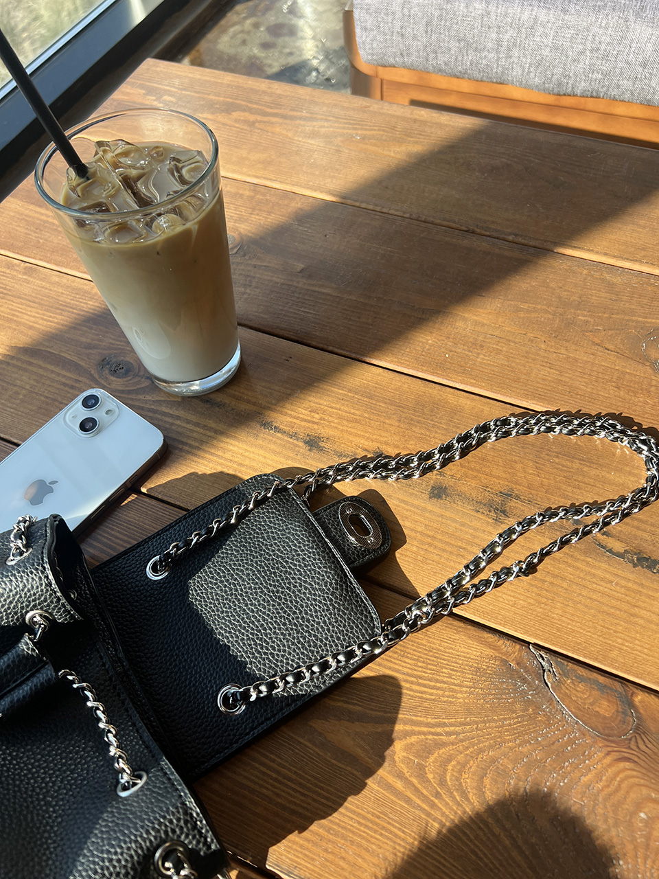 [Fur Keychain Included] Boel Mini Chain Shoulder Bag