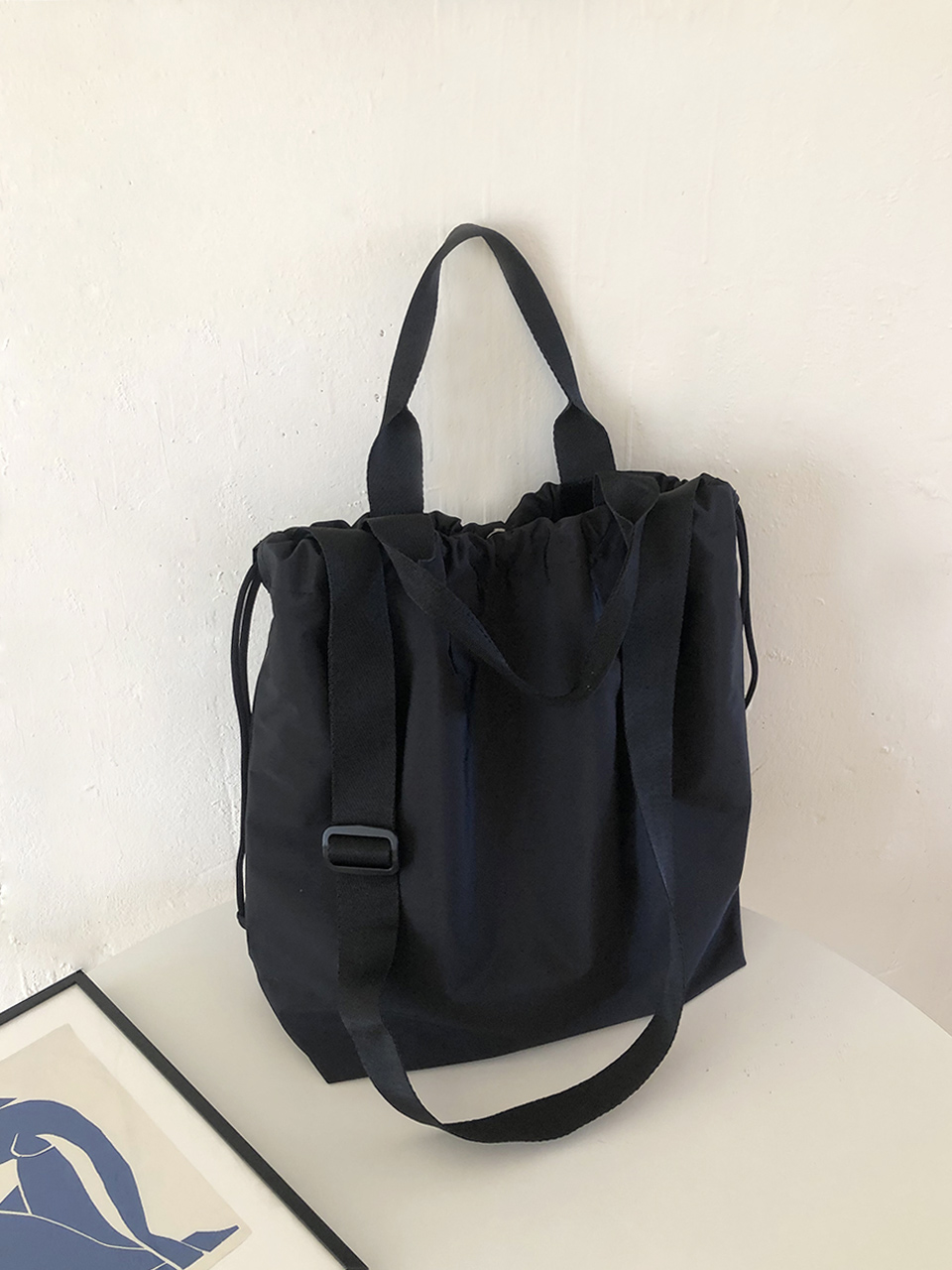 Shirring Bucket Big Crossbody Bag
