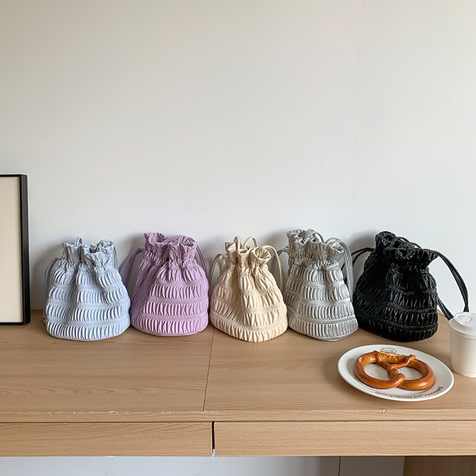 Lauren Fritz Shirring Shoulder Bag