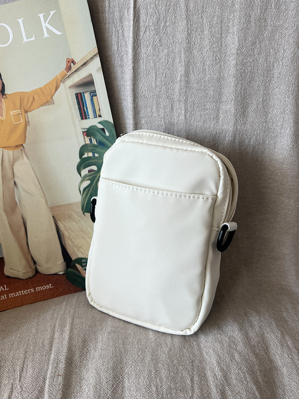 Smooth Quilted Square Mini Bag