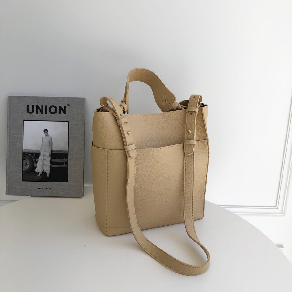 Two-way Big Cross Bucket Bag (7 colors)