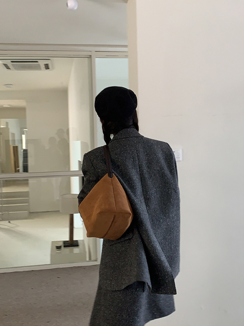 Suede bag