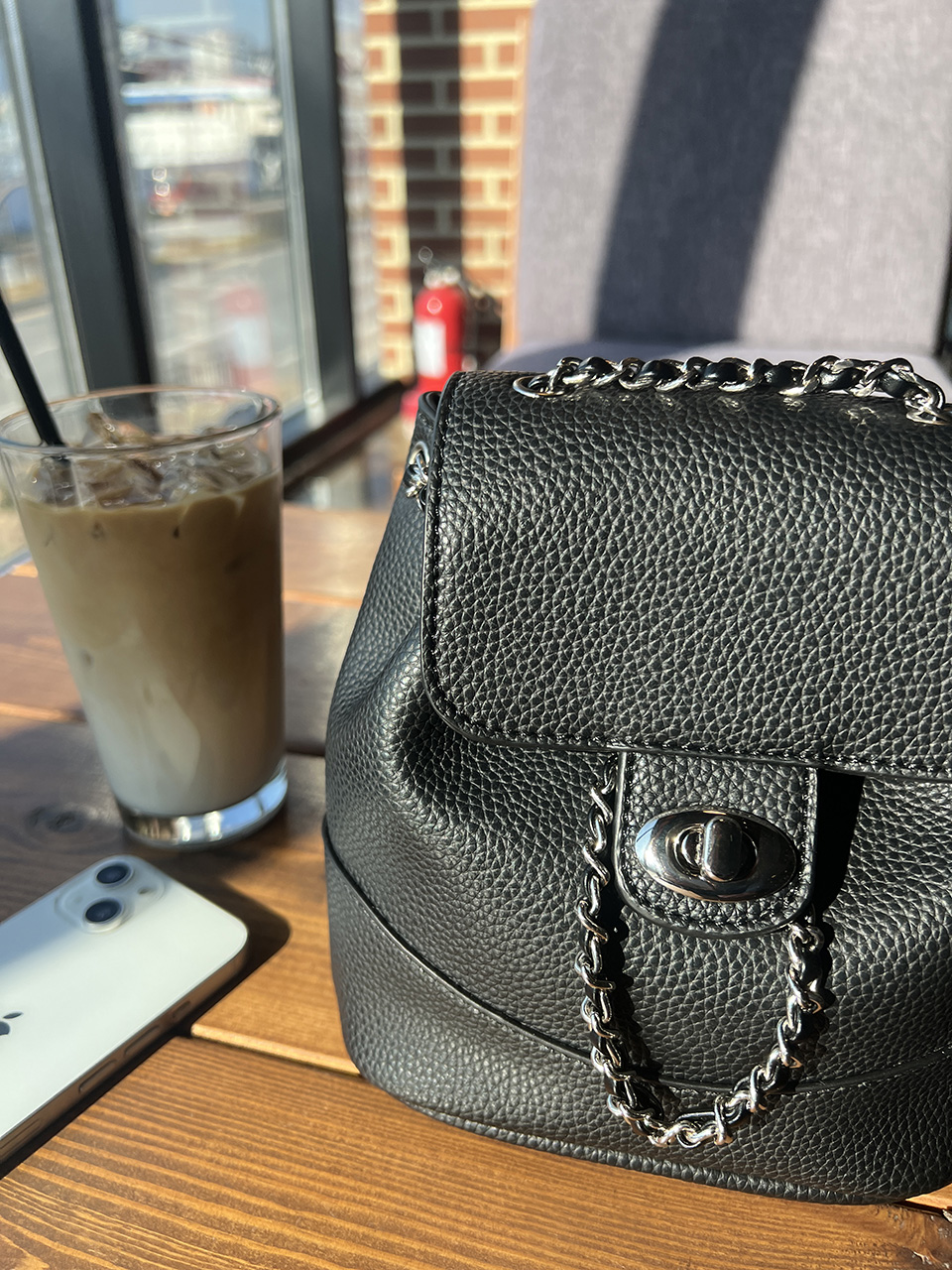 [Fur Keychain Included] Boel Mini Chain Shoulder Bag