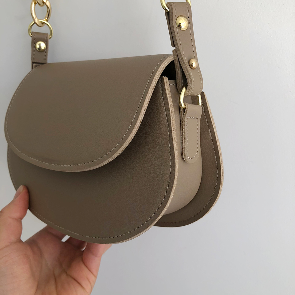 Soft chain mini shoulder bag (with cross strap)