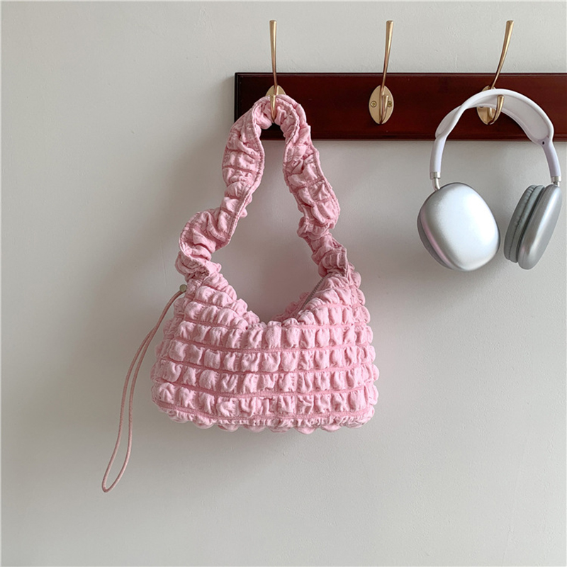 Bubble Quilted Shoulder Bag