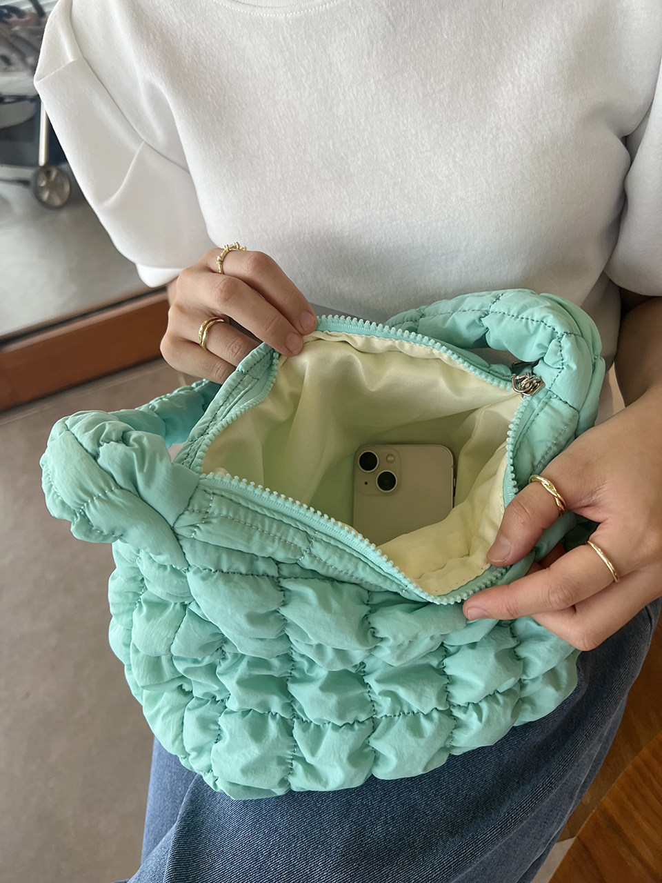Two You Quilted Medium Shoulder Bag