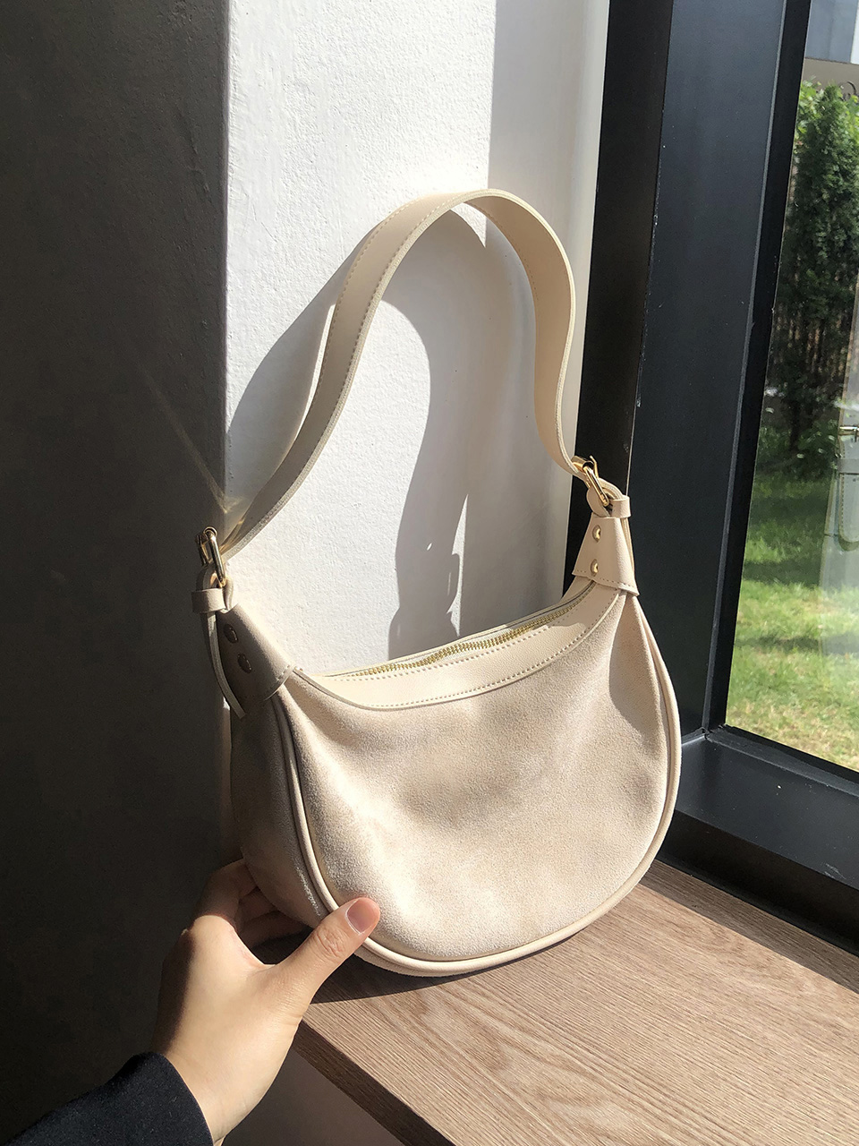 スエードミニツーストラップショルダーバッグ | ファッション通販