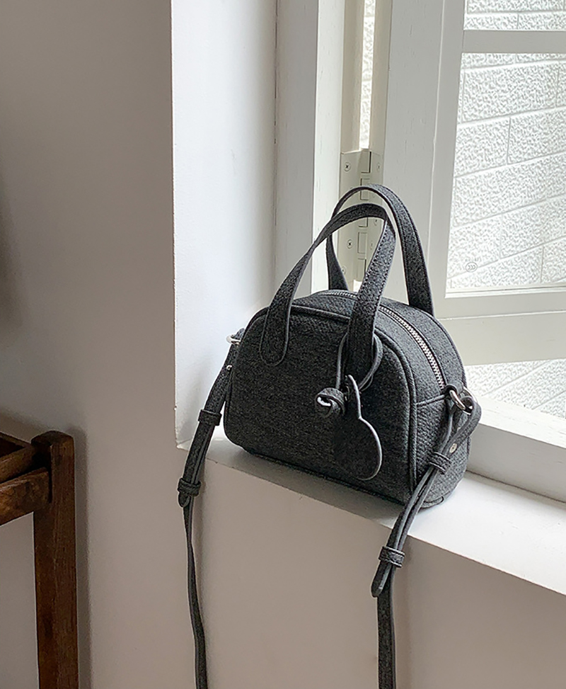 [Denim] Heart Keyring Mini Tote Bag (3 colors)