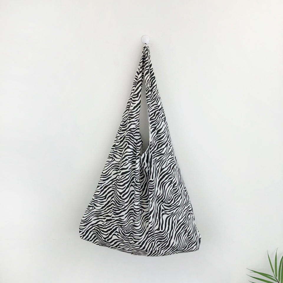 Zebra Big Shoulder Eco Bag