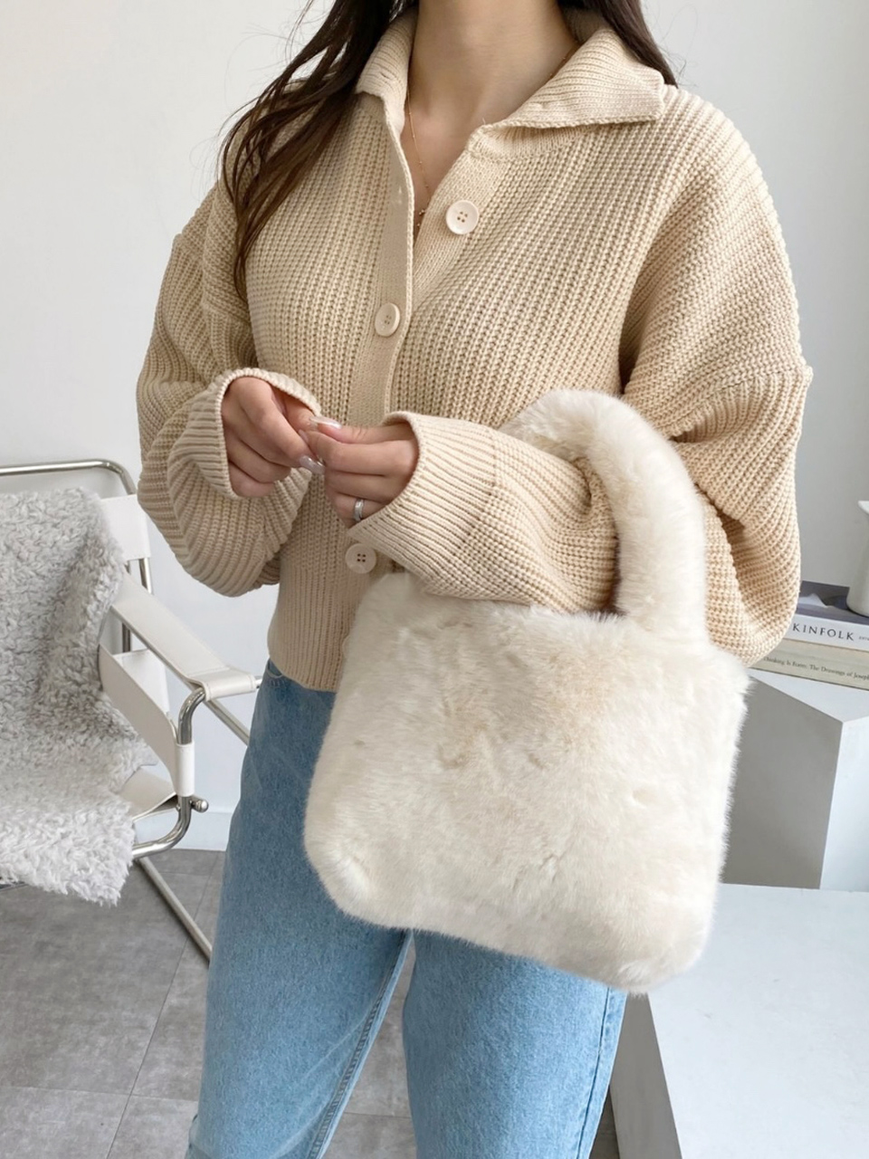 Fluffy fur mini bag (6 colors)