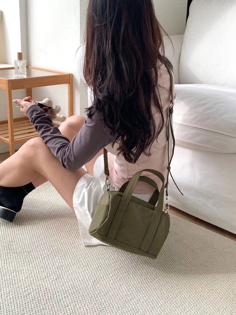 Nylon Mini Tote Bag (4 colors)