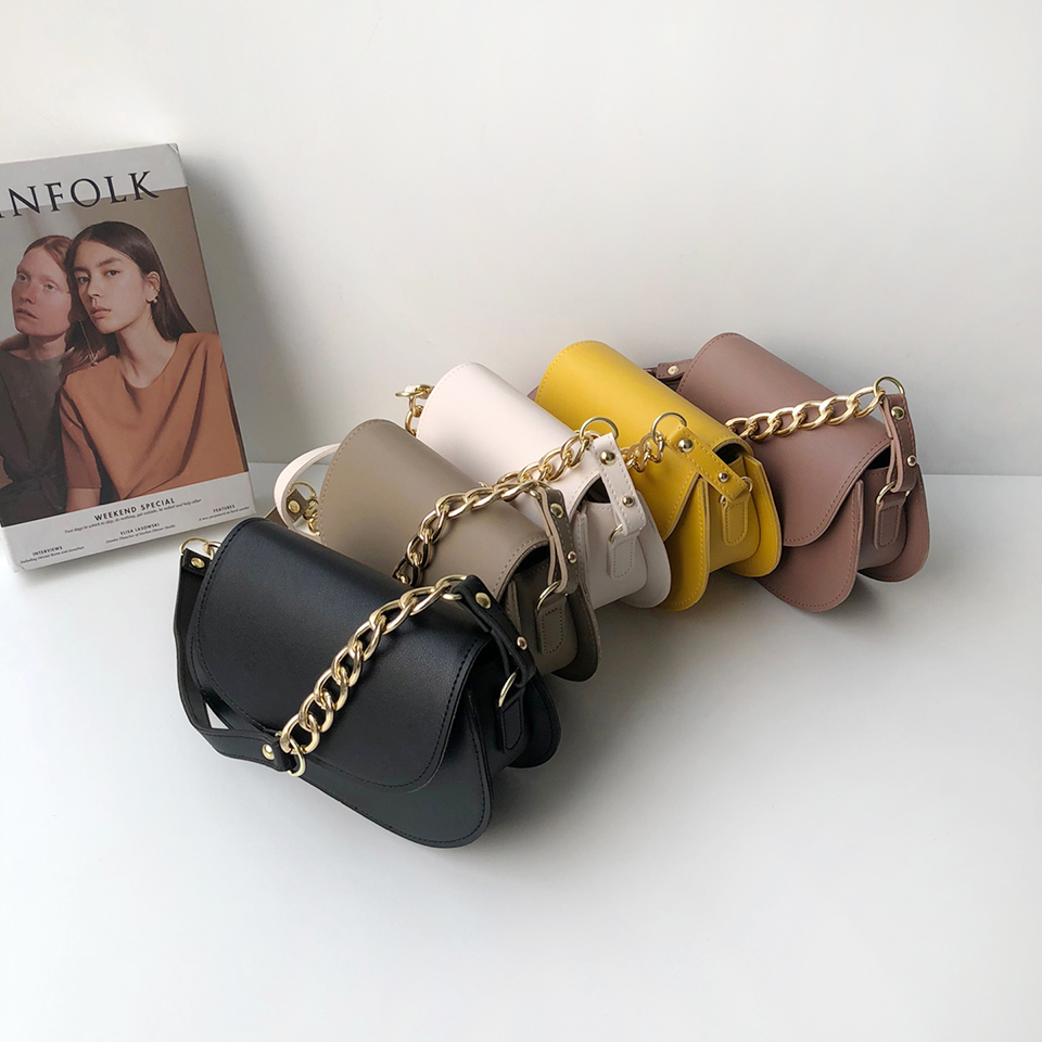 Soft chain mini shoulder bag (with cross strap)