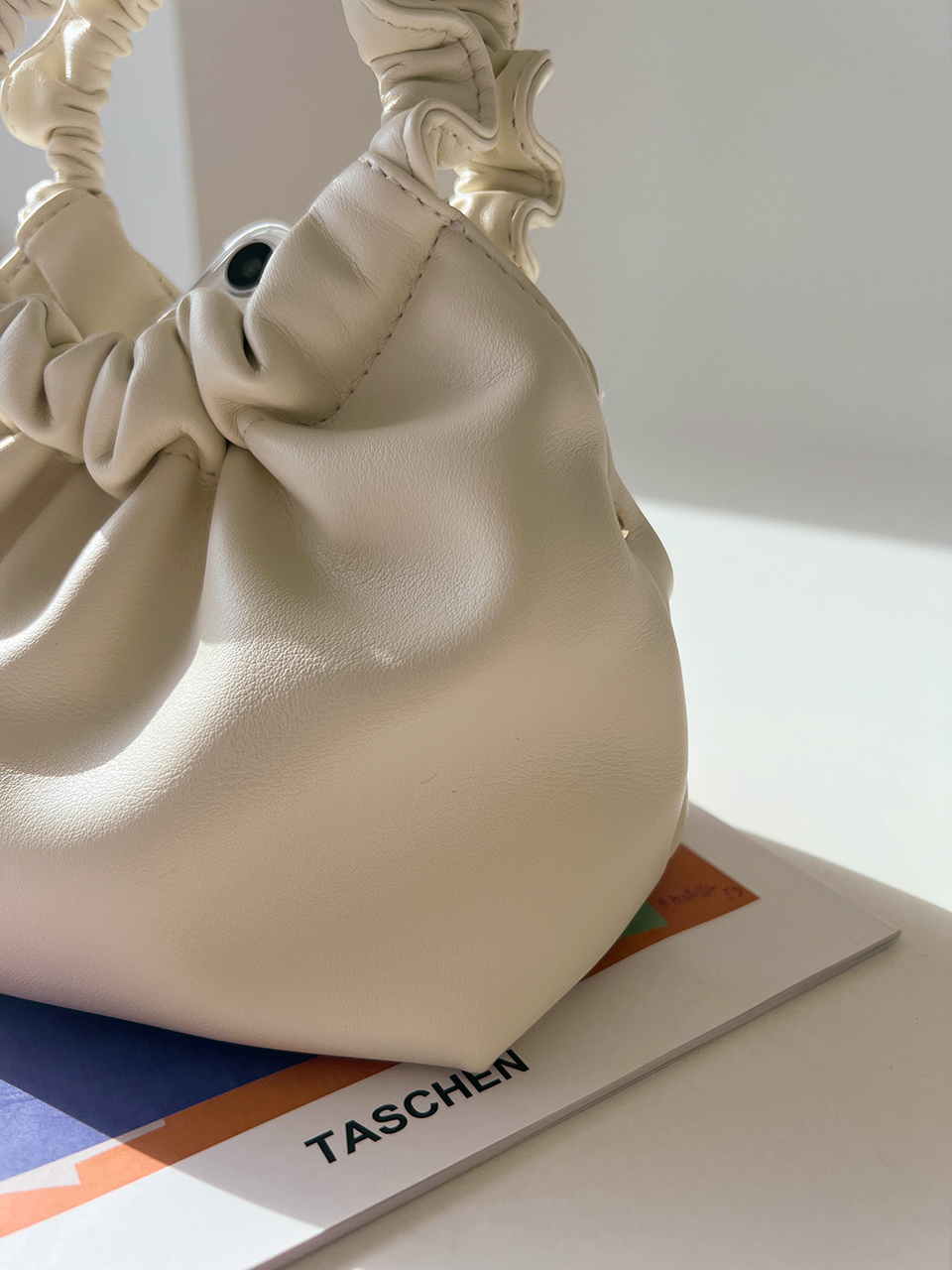 Andaz Shirred Mini Flame Chain Bag