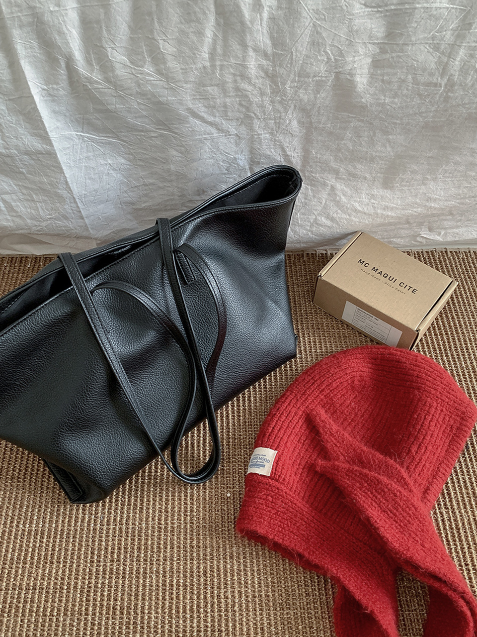 Suede Classic Leather Big Tote Bag/Shoulder Bag