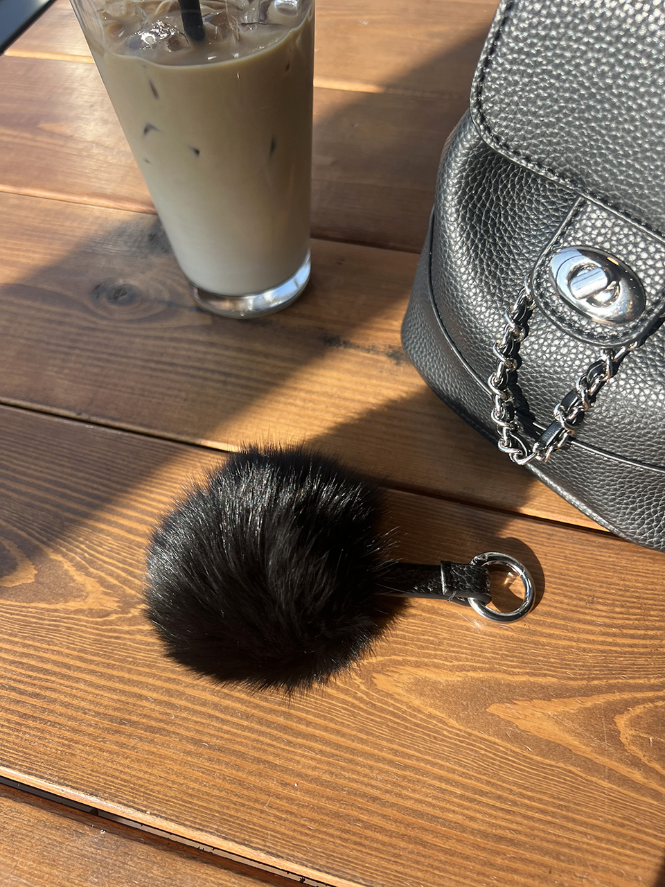 [Fur Keychain Included] Boel Mini Chain Shoulder Bag