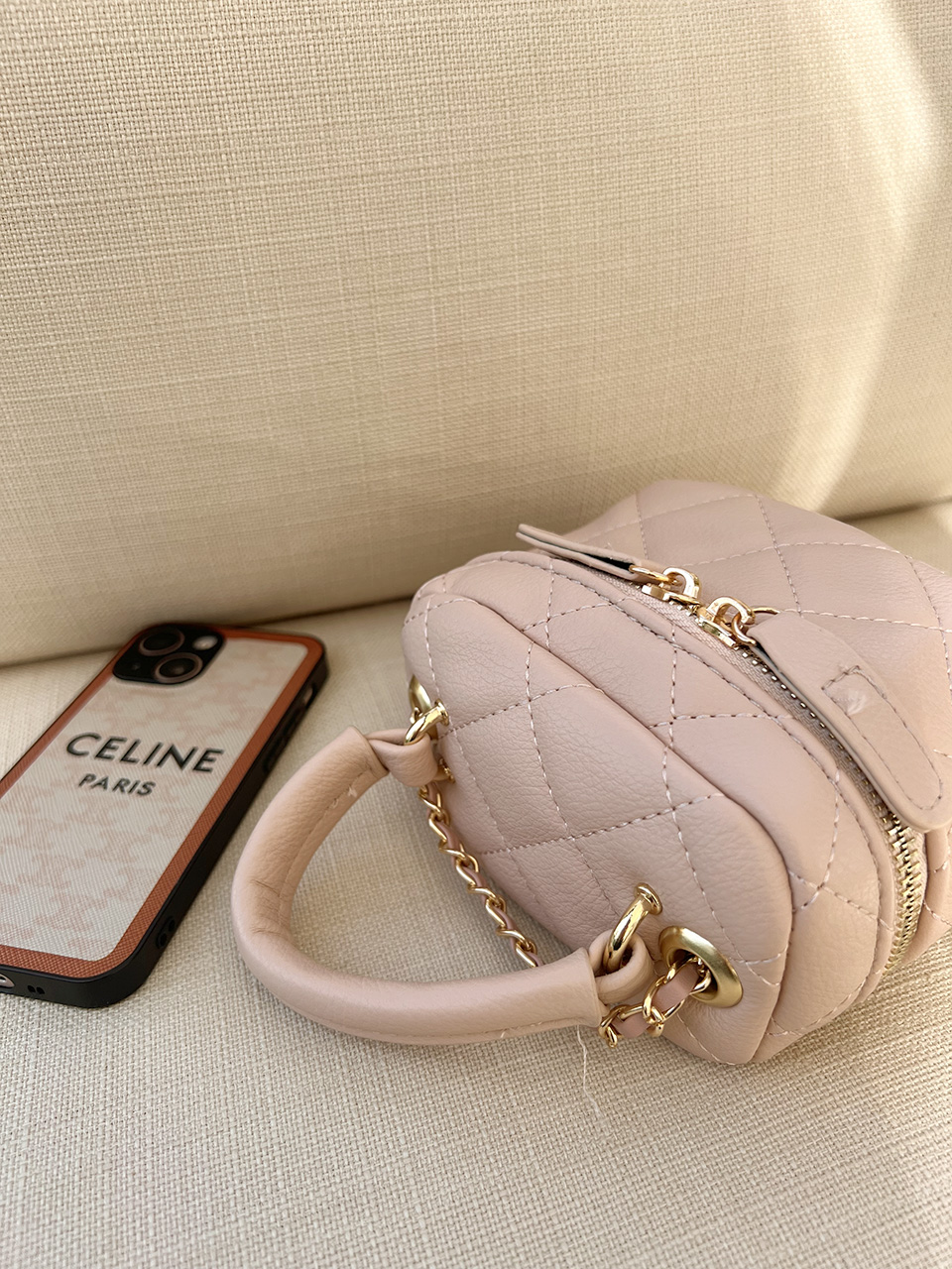 Mini Quilted Chain Crossbody Bag (4 colors)
