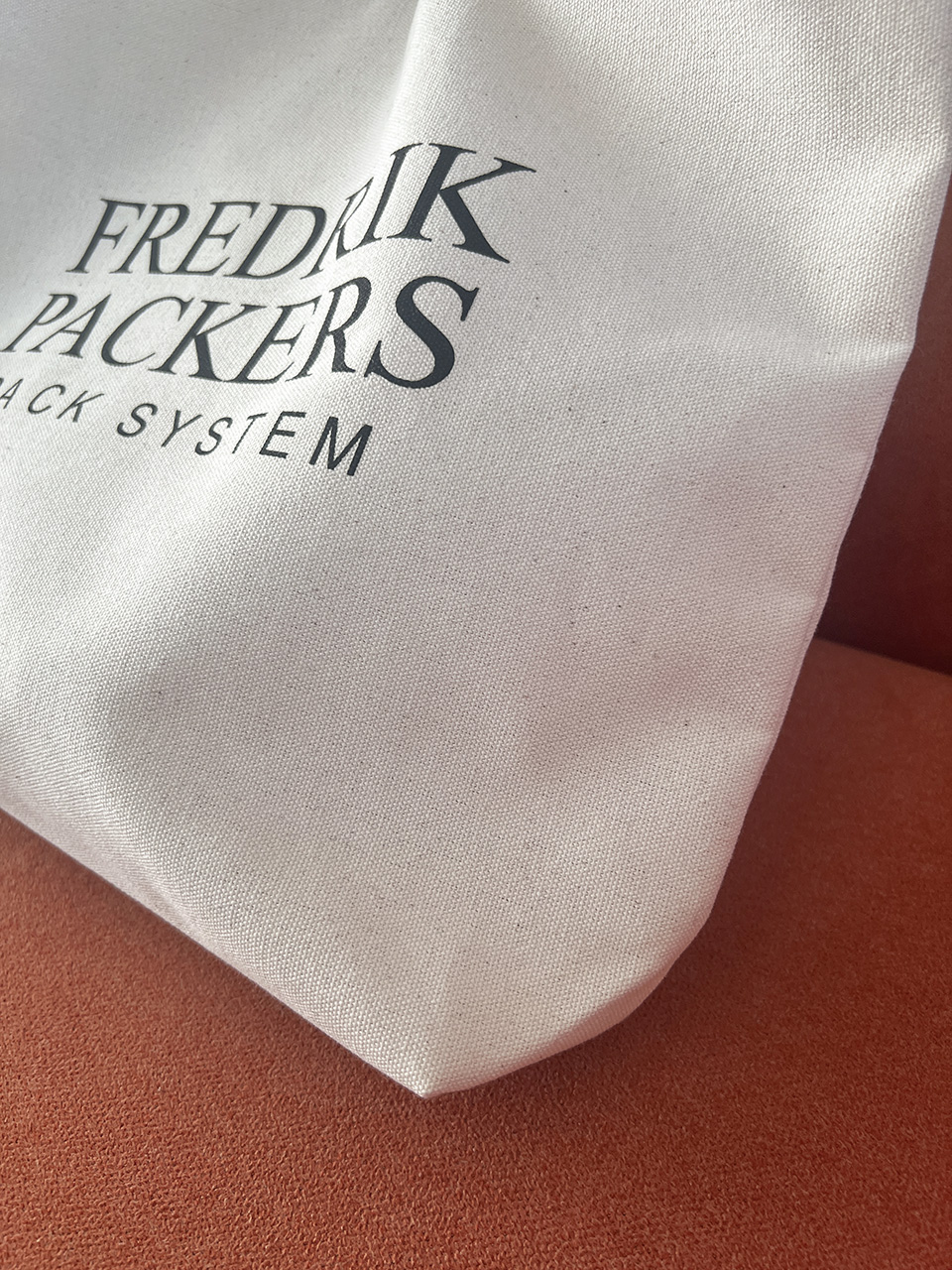 Lettering Big Cross Canvas Bag