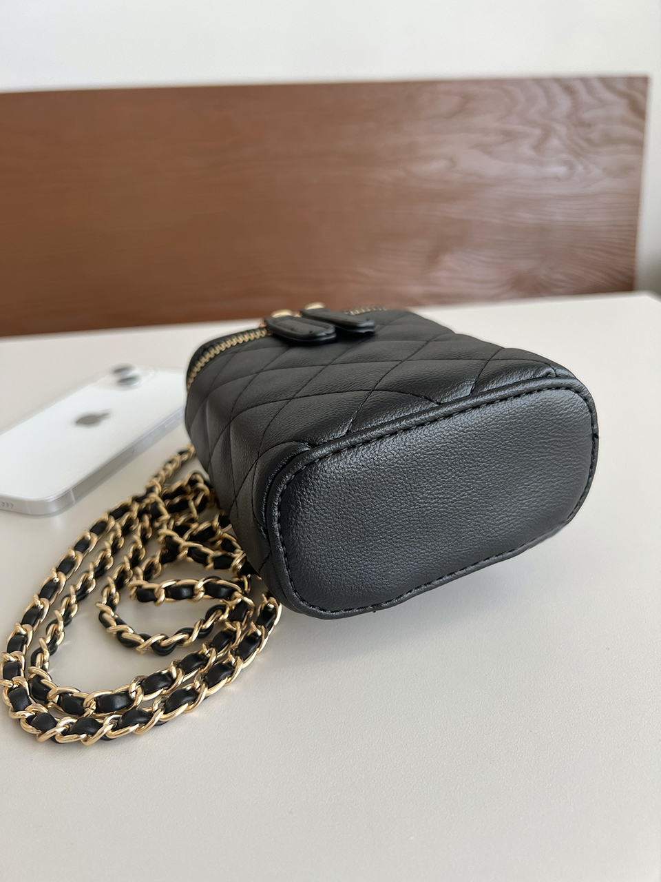 Sienna Quilted Square Mini Chain Bag
