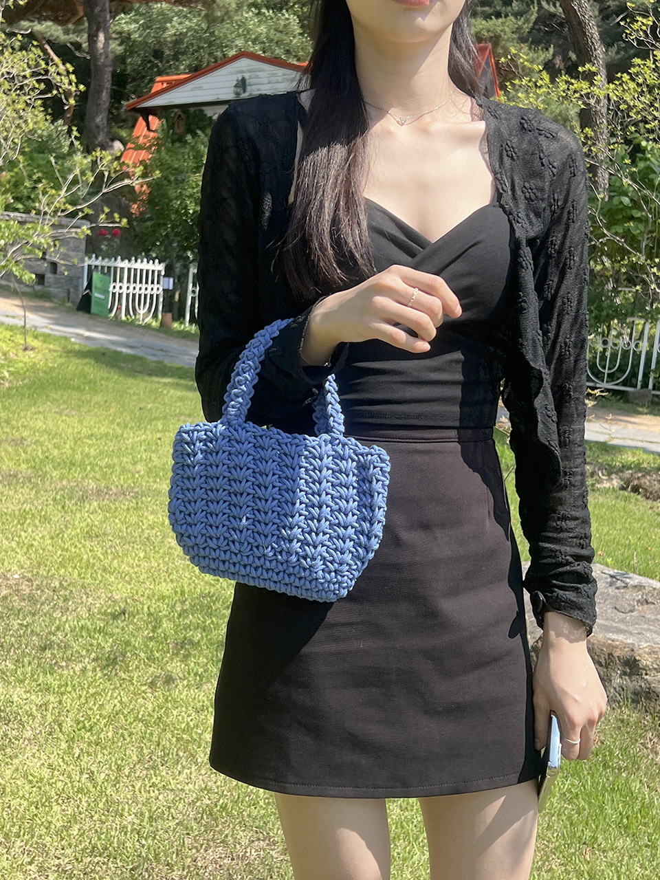 Crochet Mini Tote Bag (6 colors)